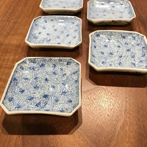 Japanese Antique Koimari | Mijin_Arabesque Plate Set of 5 | Early 1800s