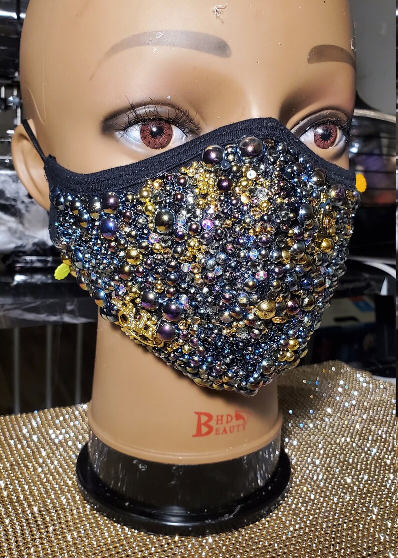 Pearl face mask Etsy