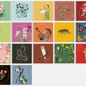 17 folklore prints ~ Instant Digital Download ~ Printable Art