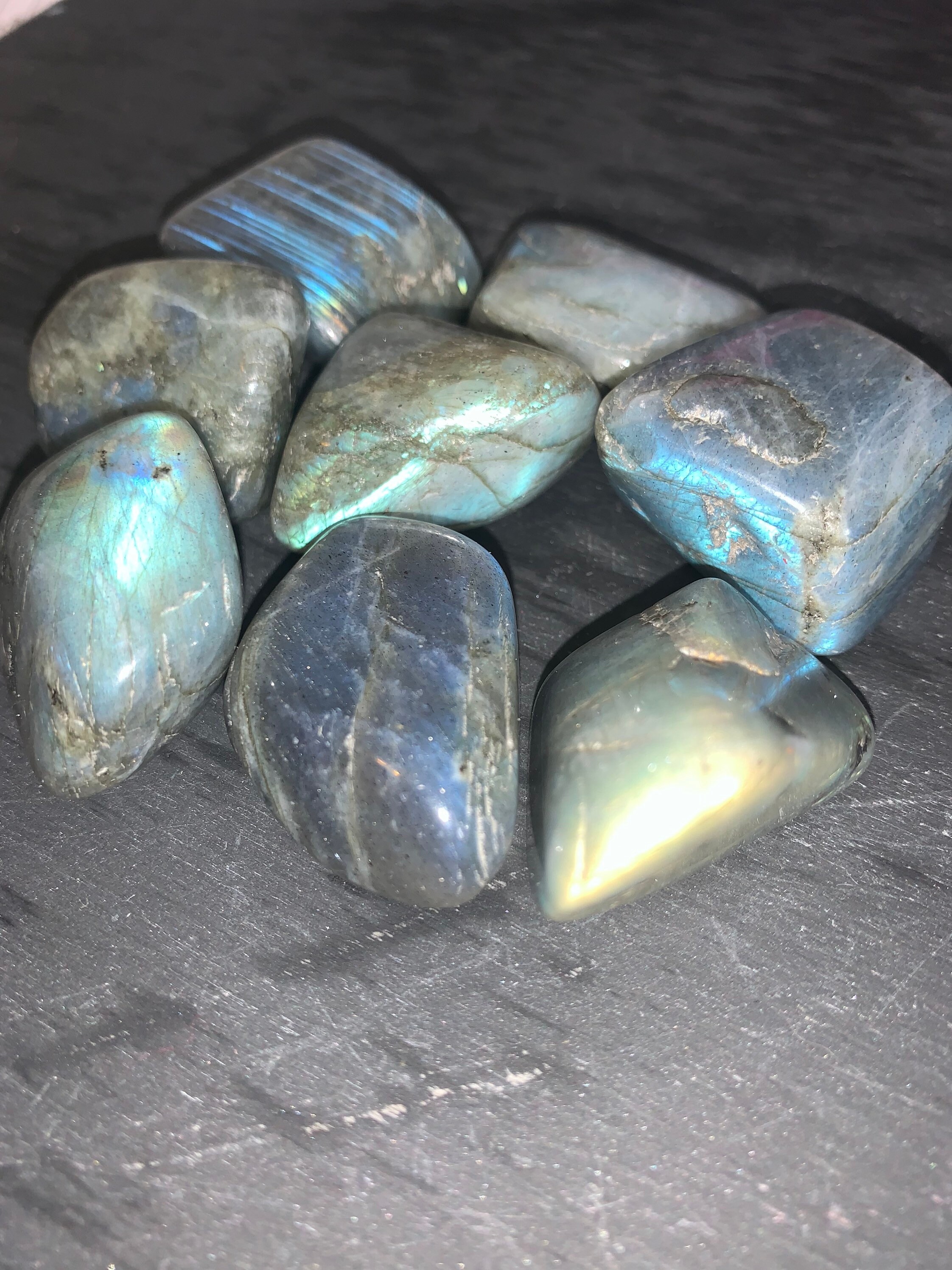 Large Labradorite Tumbled Stones Etsy
