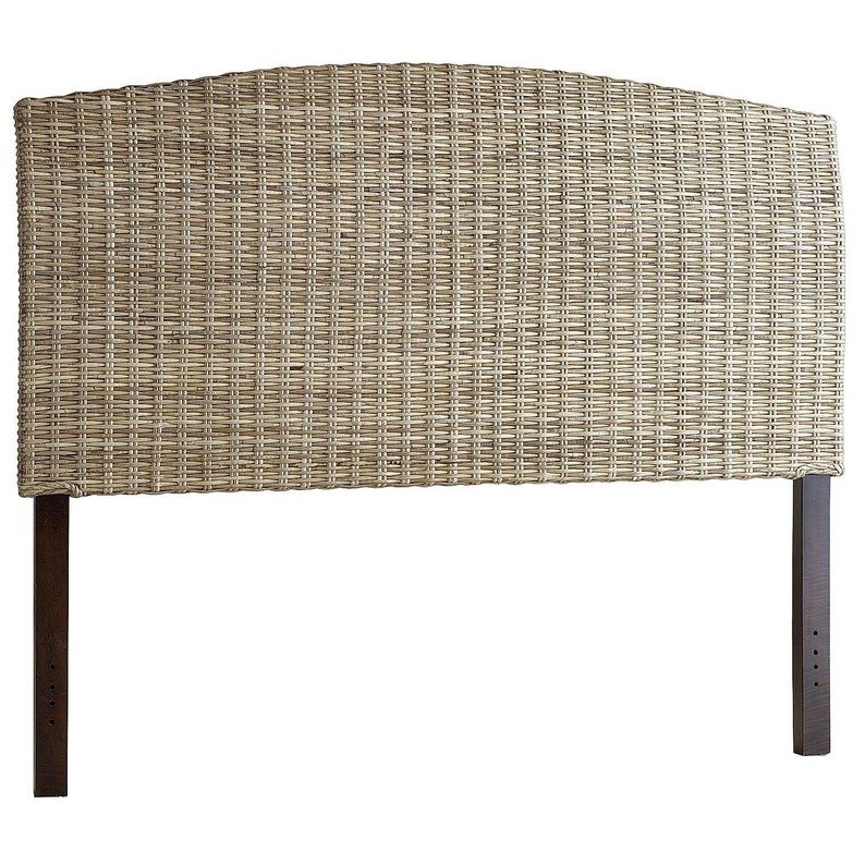 PIER 1 Rattan Wicker Headboard Queen Size great condition Etsy