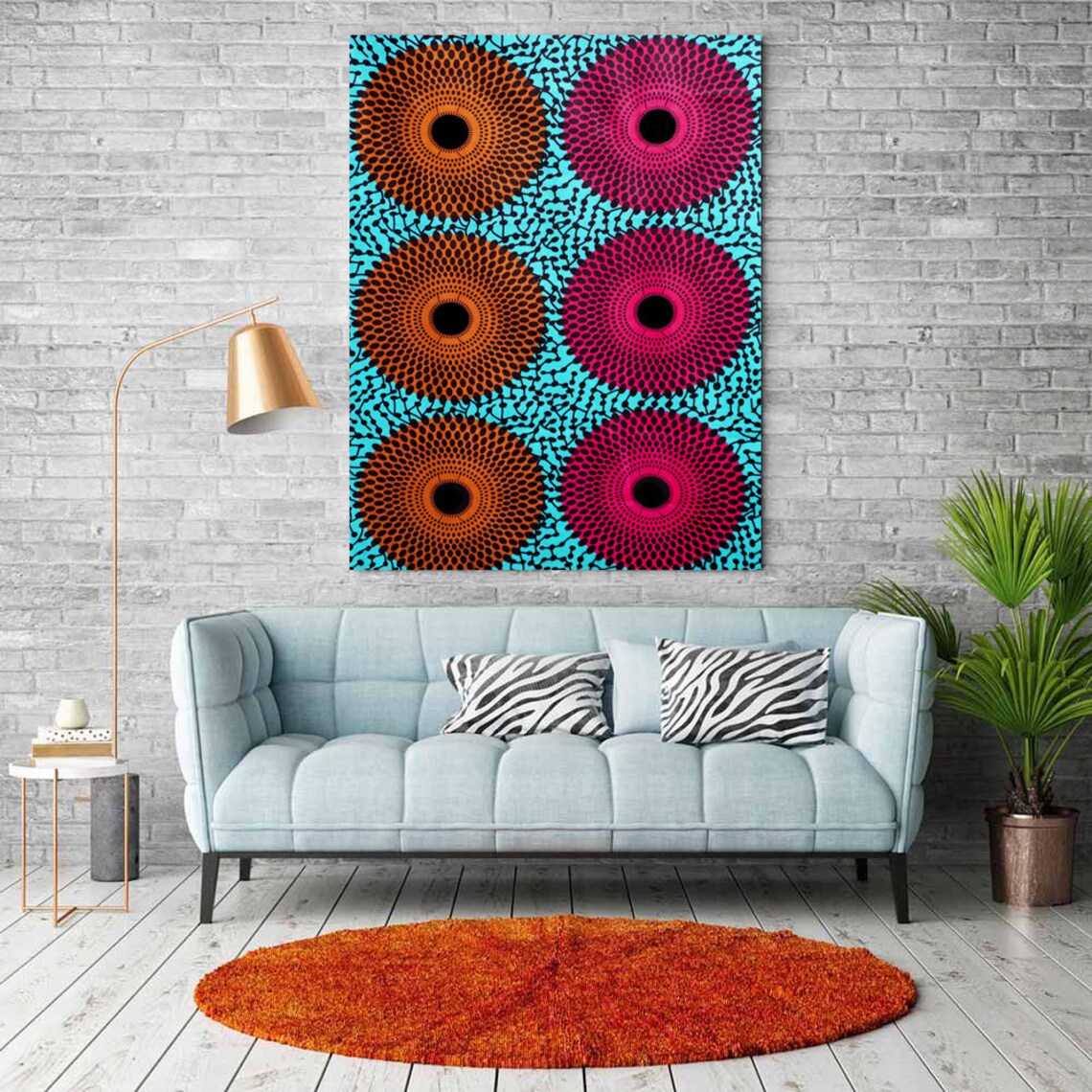 Ankara Wall Art/ Acrylic Print/ African Art Etsy
