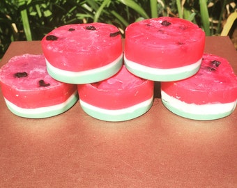 Watermelon Wheels| Artisan Handmade Summer Soap