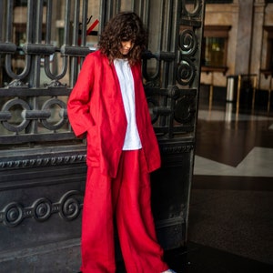 Red dressy jacket discount