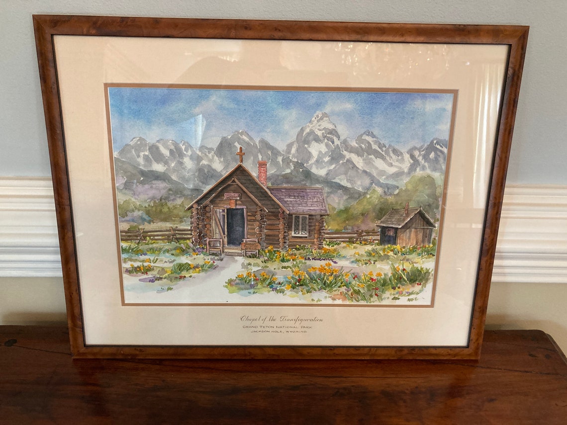 SUMMER SALE Watercolor Signed and Dated by Fred Kingwill Etsy
