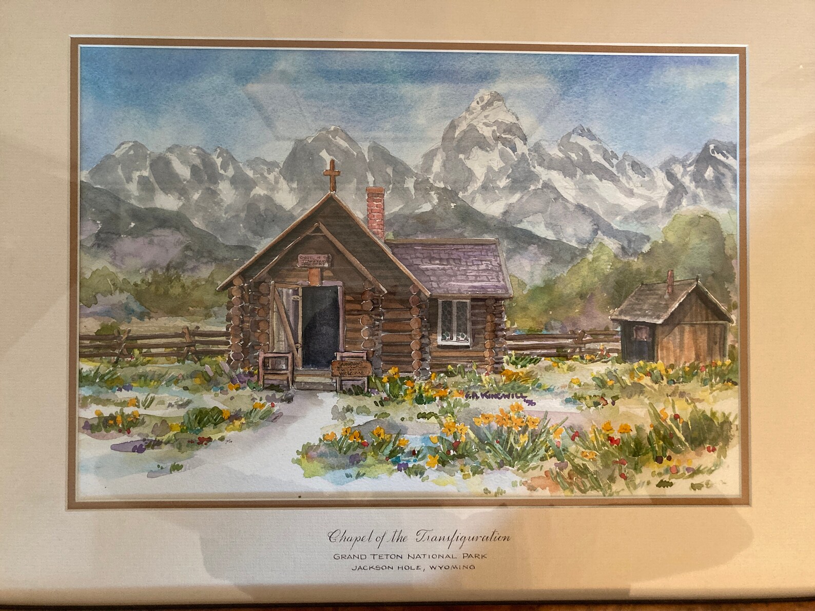 SUMMER SALE Watercolor Signed and Dated by Fred Kingwill Etsy