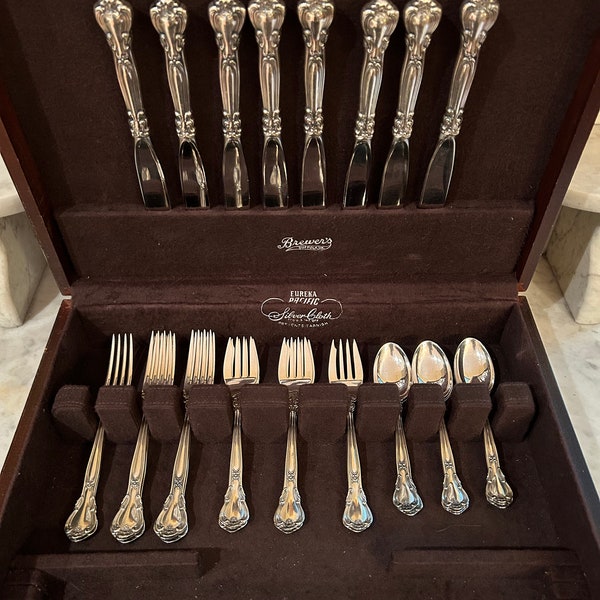 Gorham Chantilly Forks, Salad Forks, Knives, Spoons - 8 Available of Each