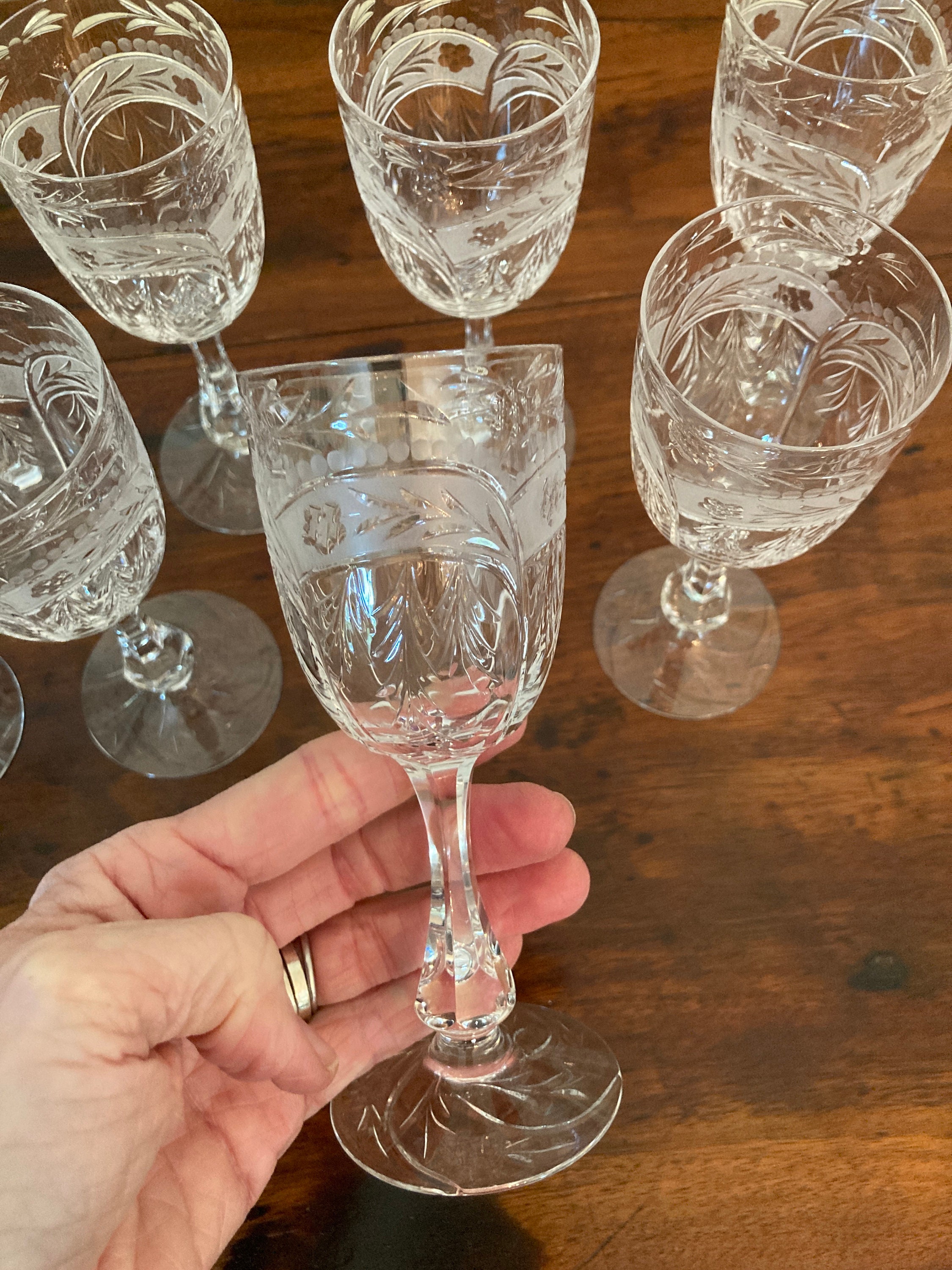 セブンイレブン 冬ギフト 2025 Cut Boda Kosta Vintage Crystal 7 - Sweden Glass, Wine 工芸品