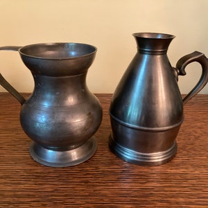 Vintage/Antique Baluster Tankard, Haystack Noggin Pitcher - Choose 1 or Both