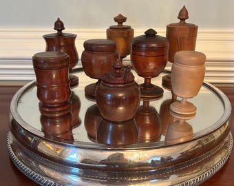 Treenware Saffron Turned Lidded Boxes
