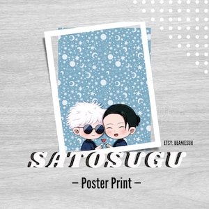 Jujutsu Kaisen: Gojo & Geto SatoSugu Poster Print
