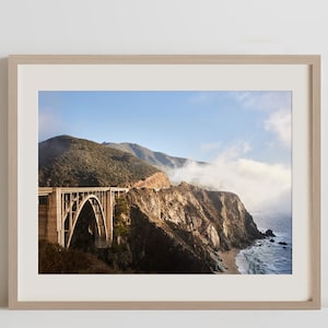 Bixby Bridge Wall Art | Bixby Bridge Print Wall Art | Big Sur Coastal Art Print | bixby bridge print | Coast Big Sur Wall Art
