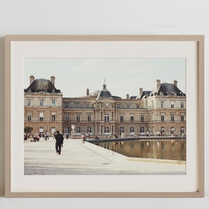 Paris Jardin du Luxembourg Wall Art | Paris Gardens Wall Art | Paris Architecture Art Print | Paris Wall Art | Paris Luxembourg Print