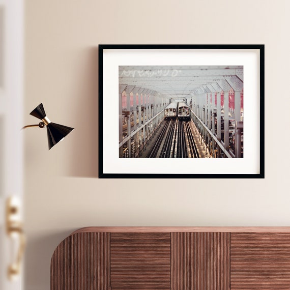 New York City Subway Wall Art Subways New York City Wall Art Etsy