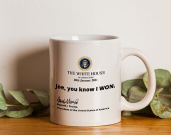 PRESIDENT DONALD TRUMP BUS DRIVER COFFEE MUG