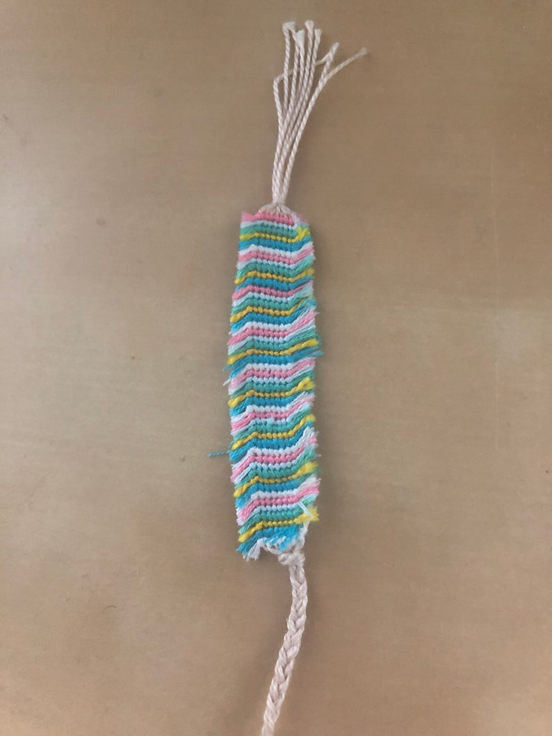 Rag rug friendship bracelet Etsy