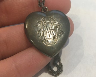 Antique sterling locket