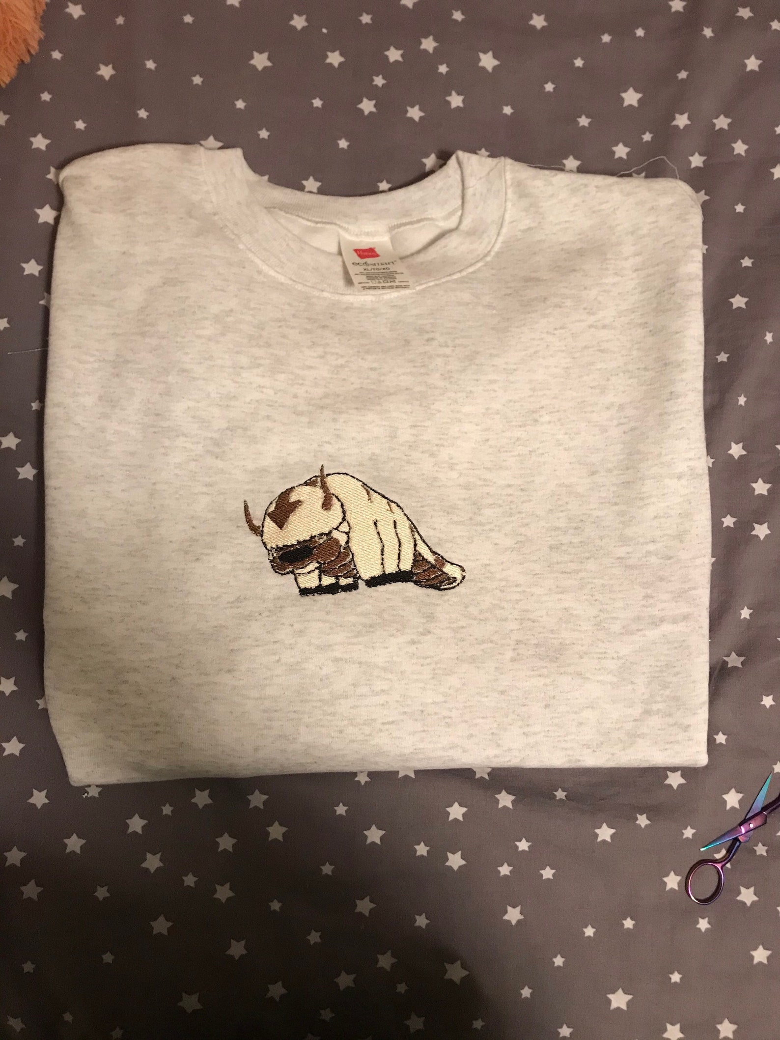 Embroidered Appa sweatshirt | Etsy