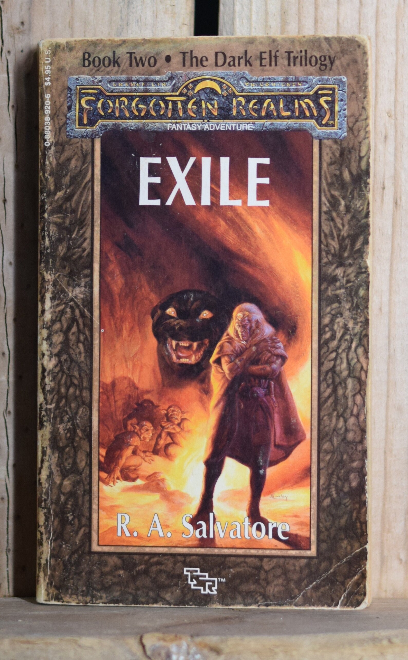 Vintage Dungeons and Dragons Fantasy Paperback: RA Salvatore | Etsy