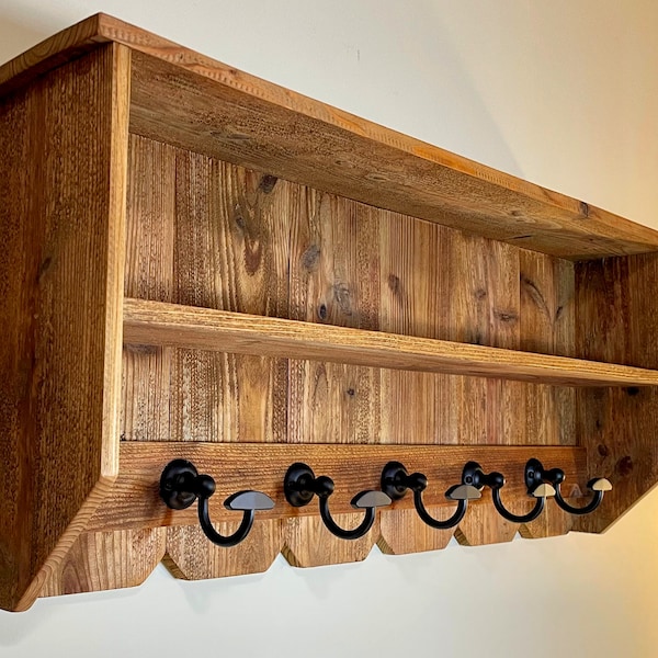Rustic Coat Rack - Etsy