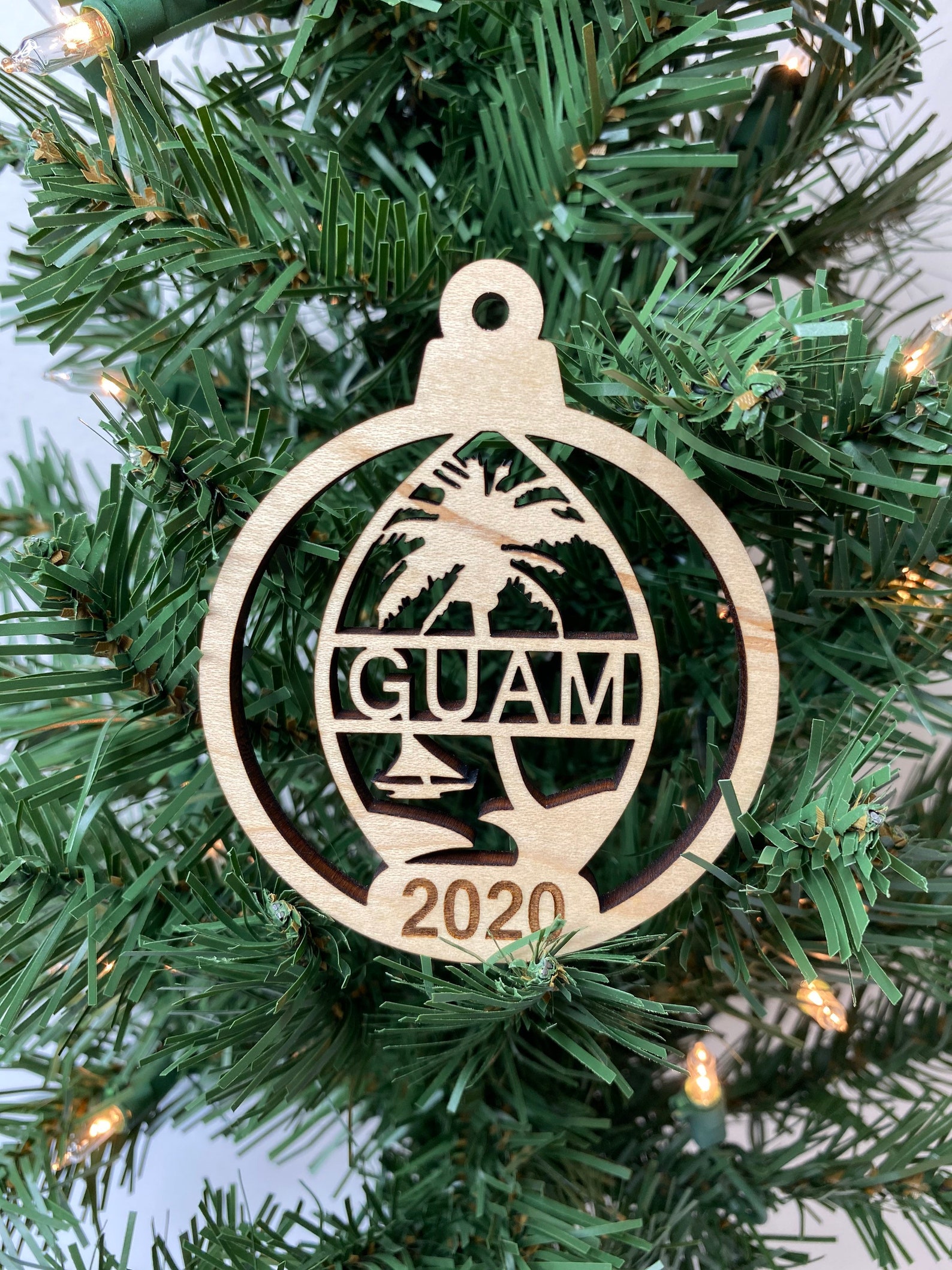 Guam Seal Christmas Ornament Etsy