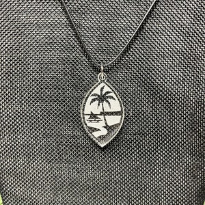 Clear/Transparent Guam Seal Necklace