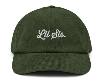 Lil Sis Hat: Adjustable Baby Toddler Cap, Pregnancy Announcement