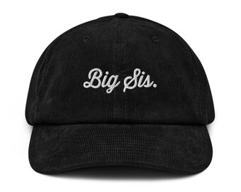 Big Sis Corduroy Hat: Pregnancy Announcement Gift