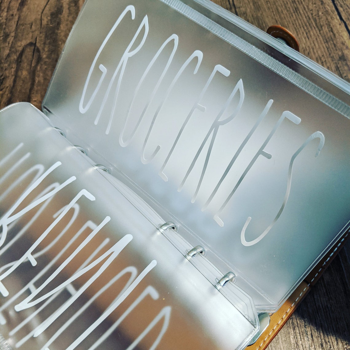 Budget Binder Money Wallet Cash Zipper Envelopes Wallet Etsy