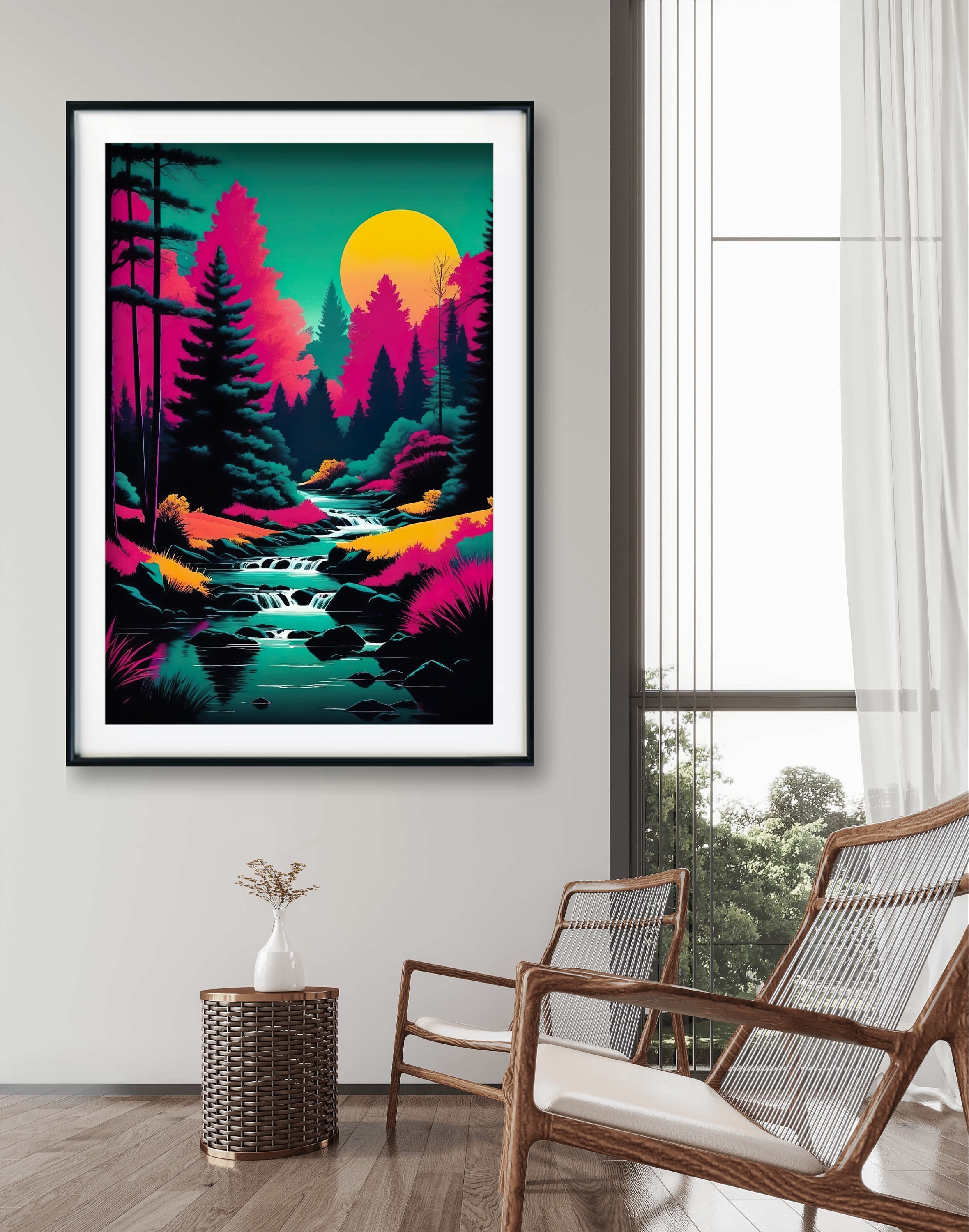 Stylish Home Decor Wall Art Poster Print, Original Artwork, Captivating ...