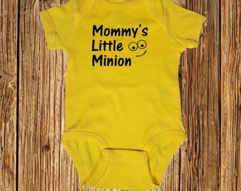 Mommy's Little Minion Bodysuit - 100% Cotton Creeper