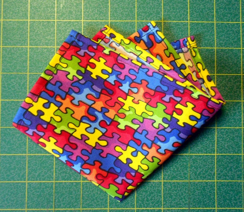 Puzzle Piece/autism Awareness Pocket - Etsy