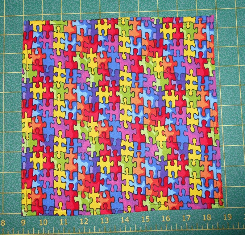 Puzzle Piece/autism Awareness Pocket - Etsy