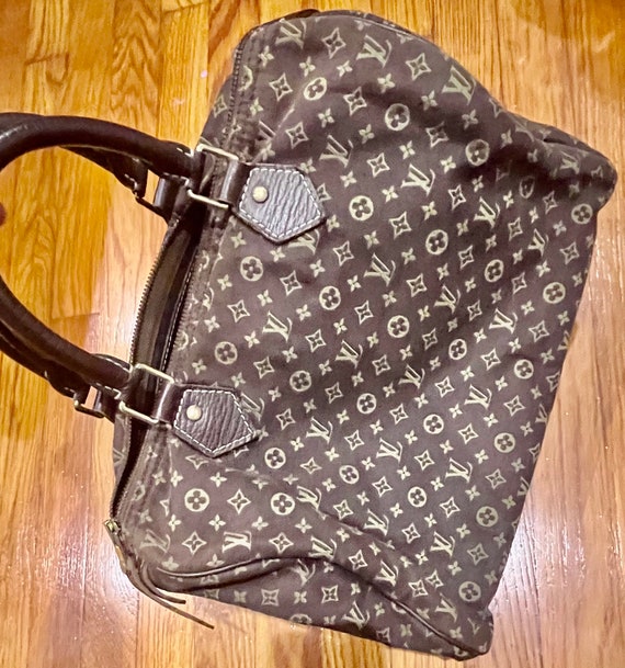 Louis Vuitton Brown Speedy Handbag Mini Lin 30 One Size - 40% off