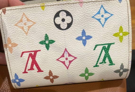 louis vuitton colored wallet