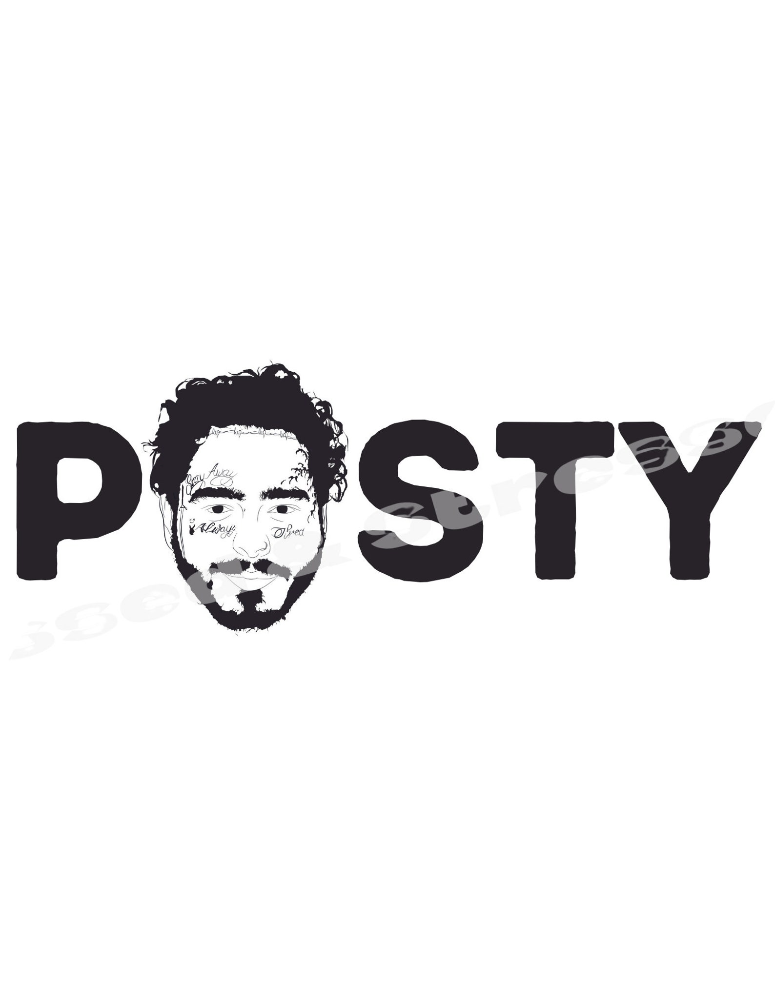 Post Malone Png for T Shirt Sublimation - Etsy