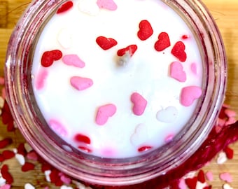 Custom Heart Candle, Dating Gift, Anniversary, Valentine's Day
