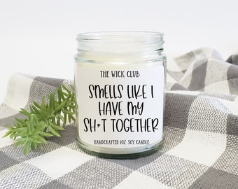 Funny Coworker Candle Gift: Studying Decor, Productivity Boost