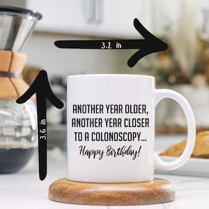 Cadeau d'anniversaire drôle, bougie d'anniversaire, un an de plus, coloscopie, anniversaire pour papa, anniversaire pour mari, anniversaire drôle pour elle, anniversaire sœur