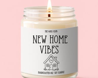 New Home Scented Candle, Housewarming Gift
