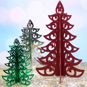 Christmas Tree Centerpiece SVG Cricut Paper Template