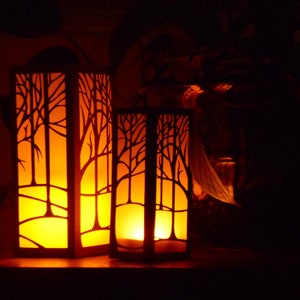 DIY Tree Lantern SVG for Cricut or Silhouette