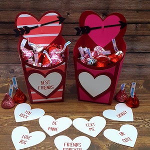 Valentinstag Treat Box SVG & DXF-Datei für Cricut oder Silhouette