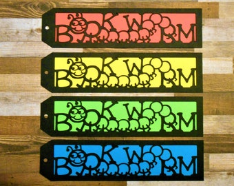 Bücherwurm Lesezeichen SVG-Datei