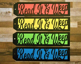 Read It & Weep Bookmark SVG file