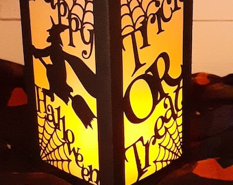 Halloween Centerpiece Lantern SVG DXFTemplate