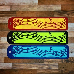 Music Lovers Bookmark SVG file for Cricut and Silhouette