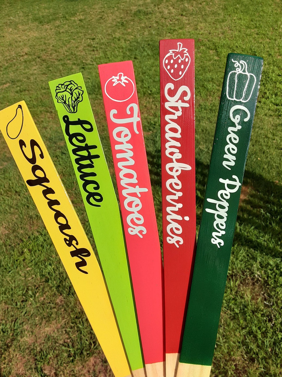 DIY Garden Markers SVG Cut File for Cricut or Silhouette Etsy