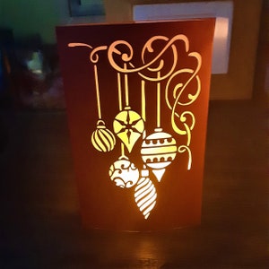 Christmas Lantern SVG Cricut Template