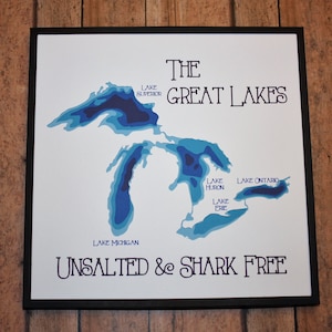 Michigan and Great Lakes SVG Shadow Box for Cricut or Silhouette